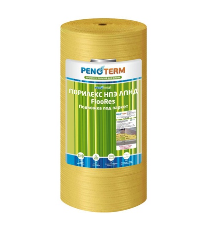 Вспененный полиэтилен Порилекс FlooRes НПЭ ЛПНД 10000х1000х3.5 мм