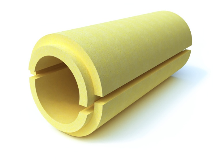 Скорлупа  для теплоизоляции труб ППУ С 1000х110х50 мм