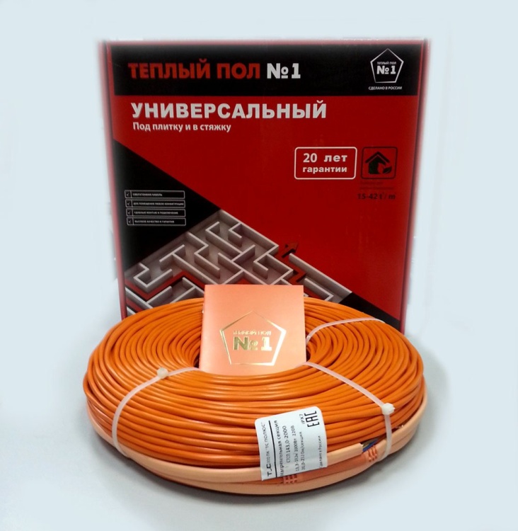 Нагревательная секция "Теплый пол №1" СТСП-42,8-600