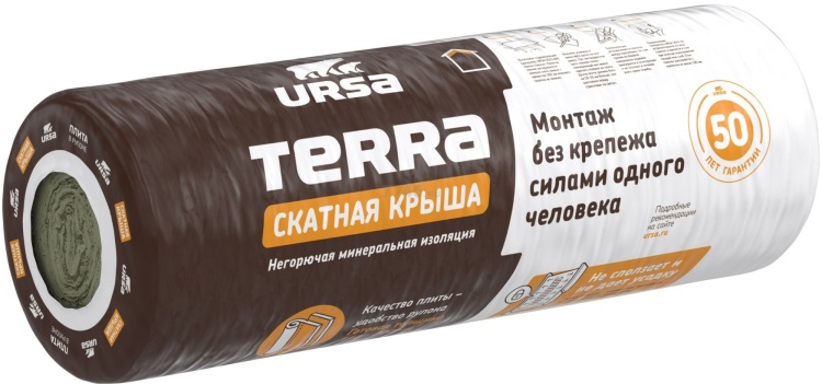 Утеплитель Ursa Terra 35 QN 4500х1200х100 мм