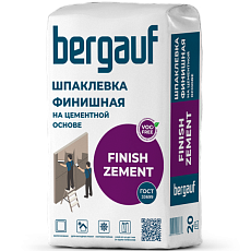 Bergauf Finish Zement Шпаклевка финишная на цементной основе 20 кг/64